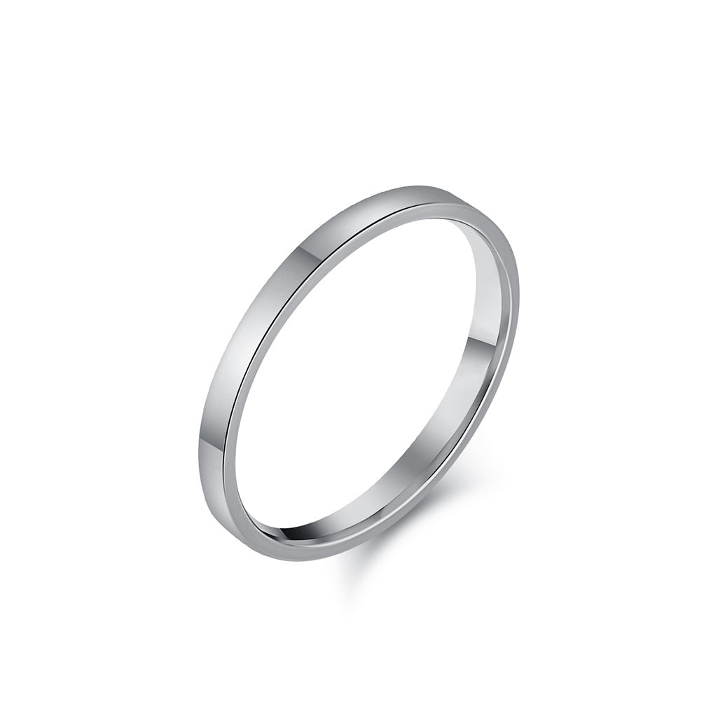 Modern Stainless Steel Ring — Gold / Silver / Black