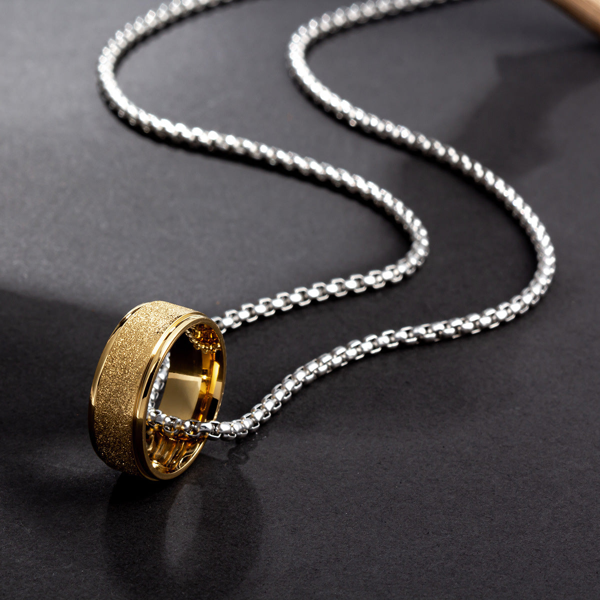 Explosive Pearl Chain Pendant Necklace for Men