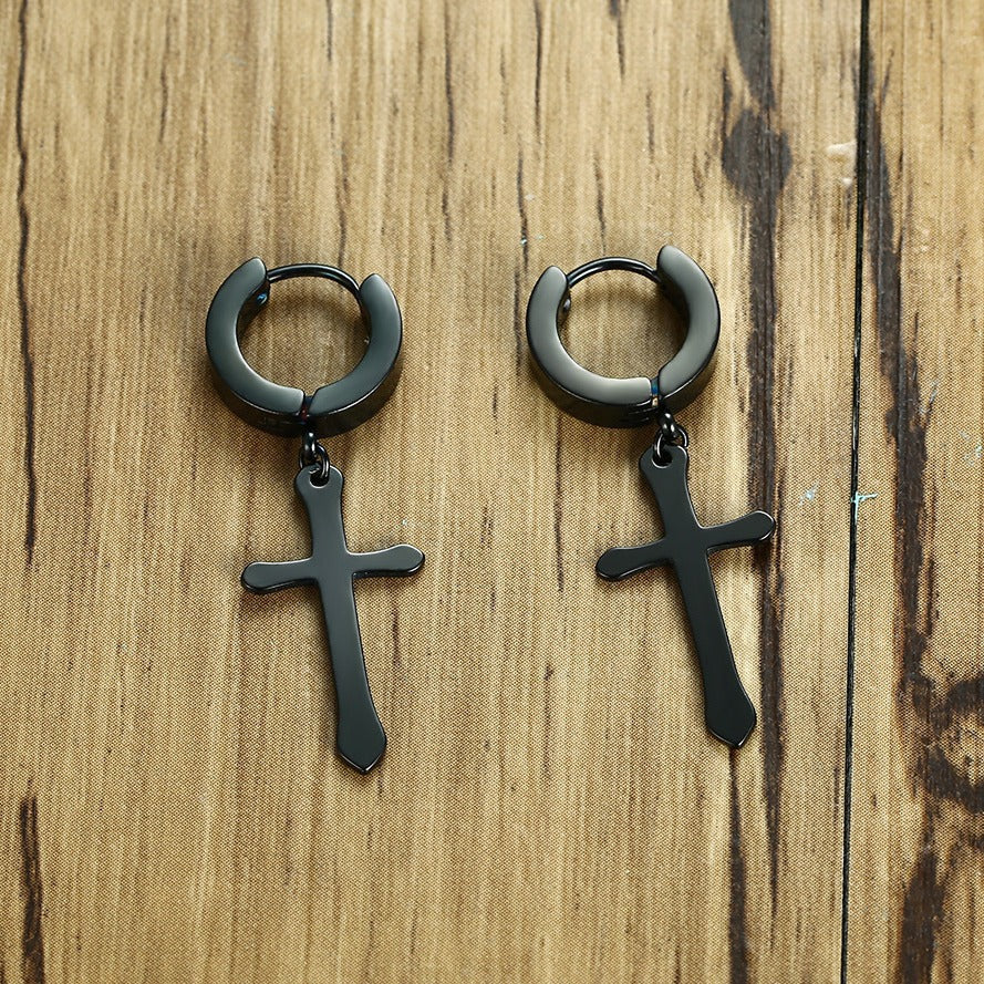 Cross Single Earrings or Ear Cuffs