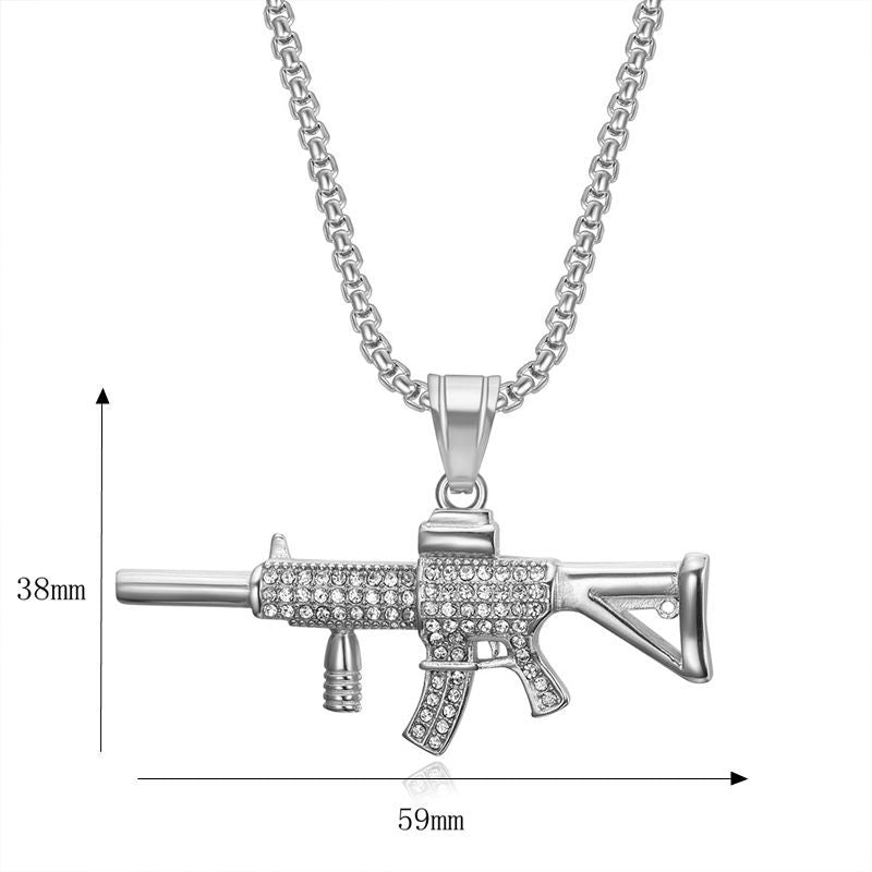 Steel Necklace – Statement Hip Hop Necklace