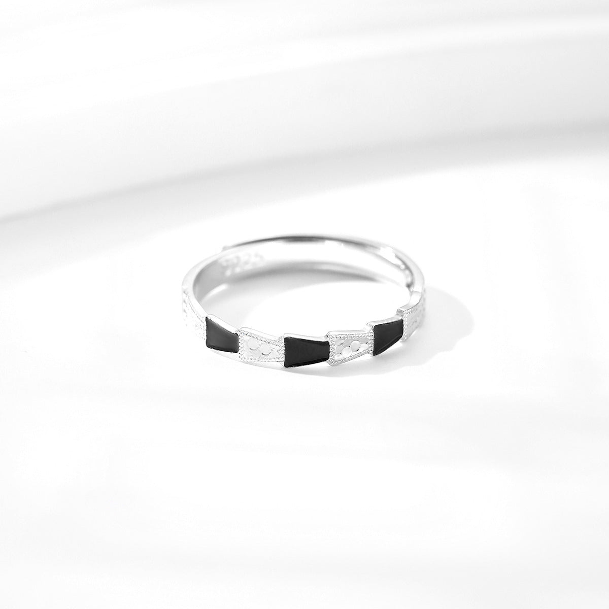 Heart Moon S925 Sterling Silver Women's Ring