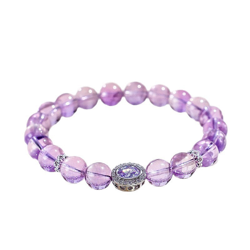 Planderful Fortune's Favor Bracelet – High-End Amethyst Beaded Design