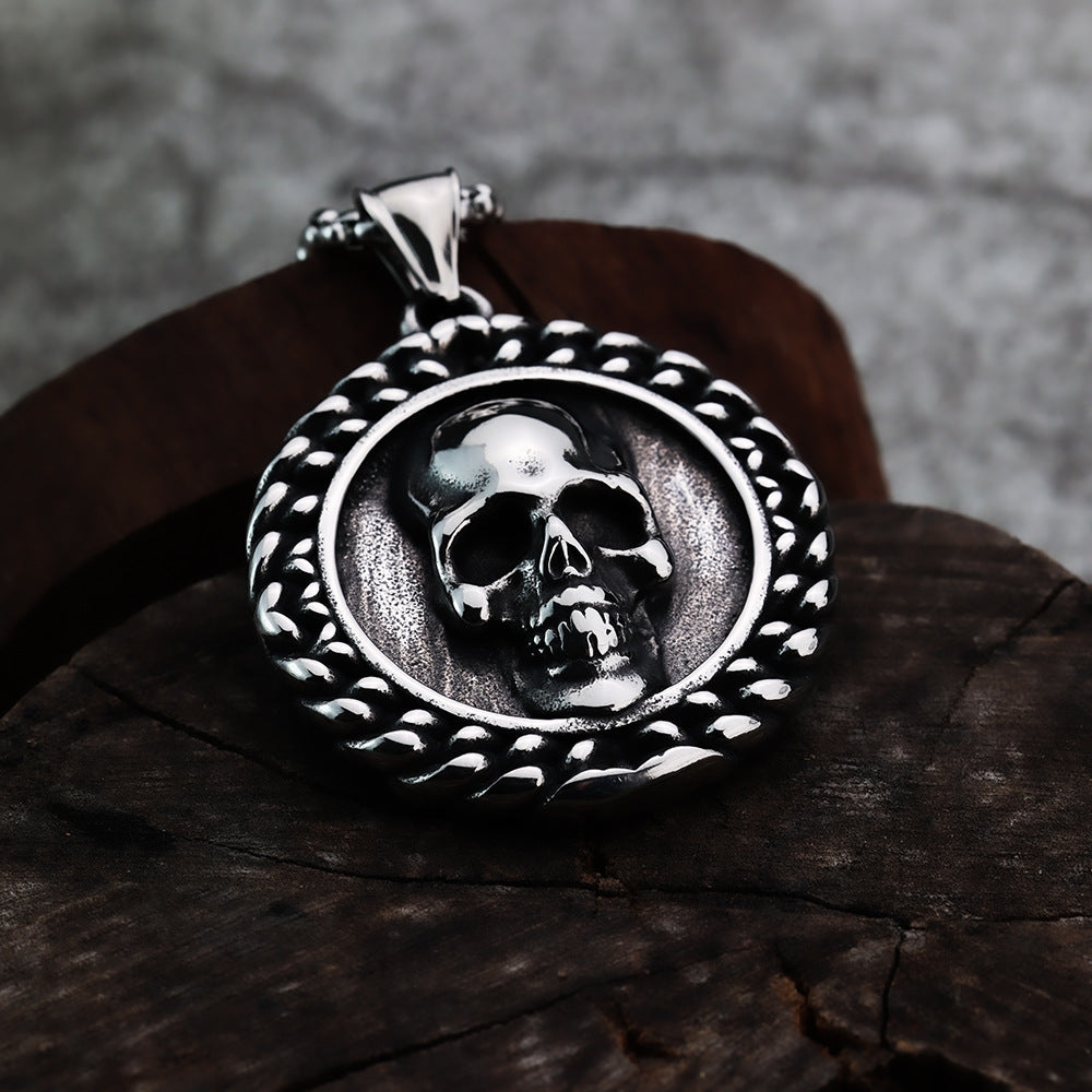 Cross-Border Nordic Viking Skull Pendant Jewelry for Men