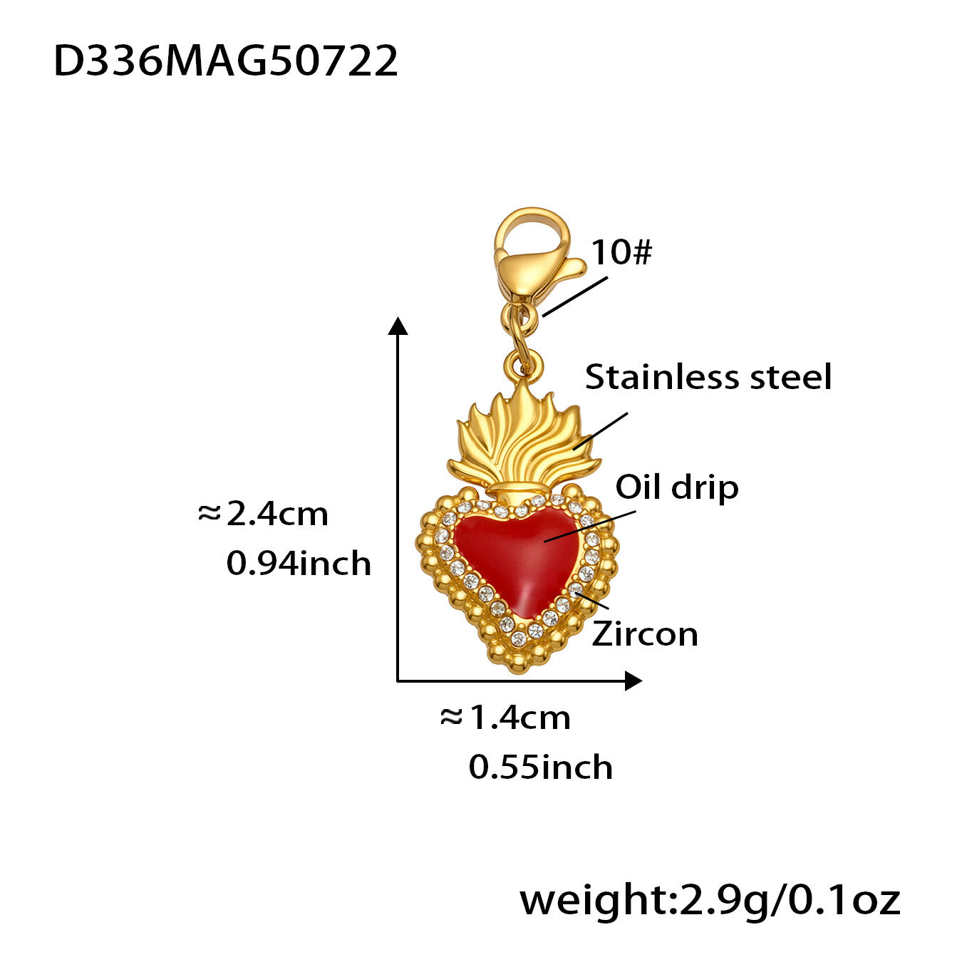 Planderful Everyday Genie Cross Collarbone Necklace Zircon