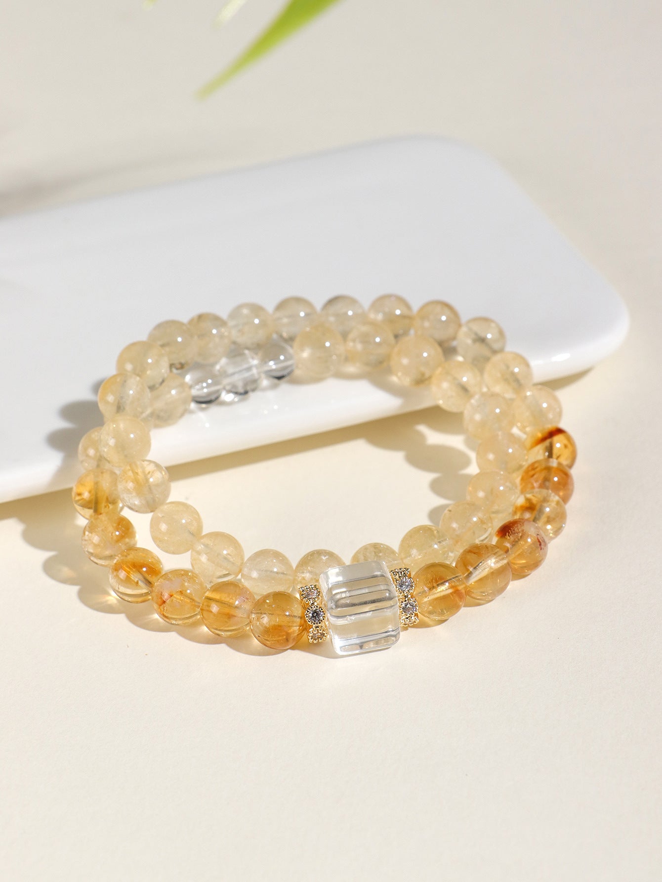 Planderful Fortune's Favor Bracelet – Elegant Crystal Beaded Design