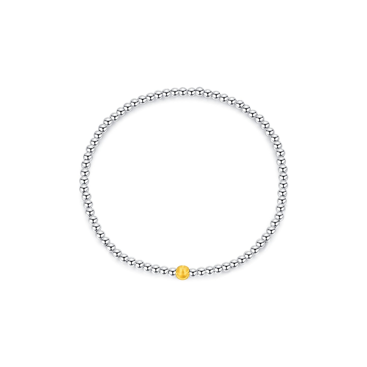 Planderful Everyday Genie Bracelet – Personalized Matte Gold Bead Design