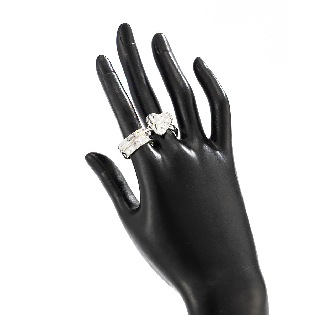 Planderful Vienna Verve Ring Geometric Wide Edge Open Ring For Bold Fashion Lovers