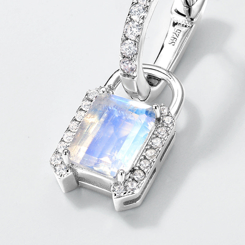 Planderful Everyday Genie Earrings – Elegant Blue Moonlight Sterling Silver Design