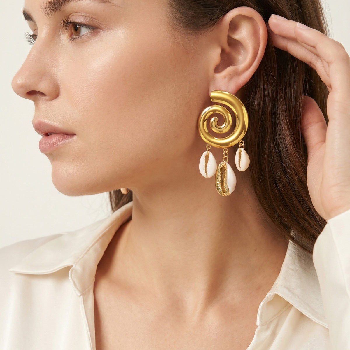 Modern Stainless Steel Earrings