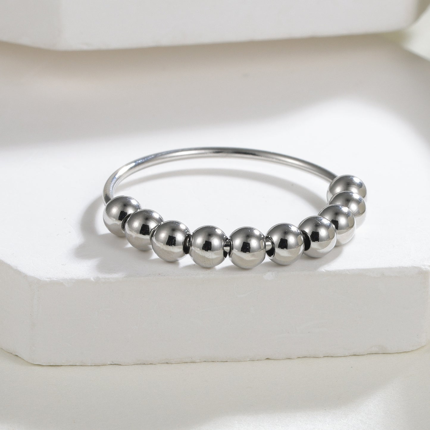 Planderful Rotating Anxiety Relief Bead Ring For Busy Minds