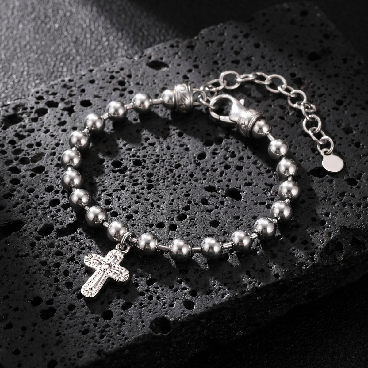 Cross Stainless Steel Bracelet