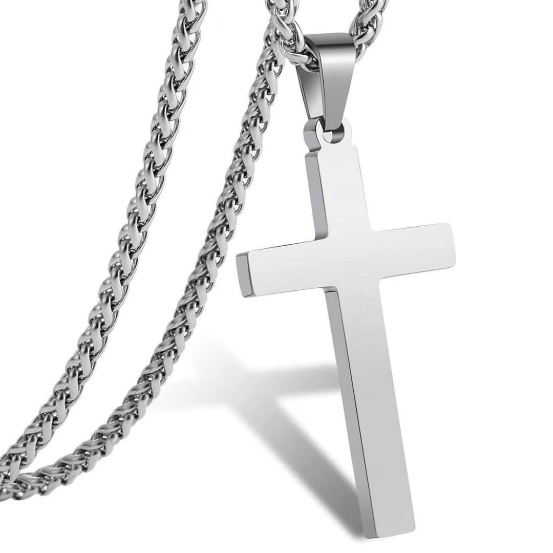 Personalized Cross Necklace By Planderful Everyday Genie Titanium Steel Pendant For Hip Hop Fans