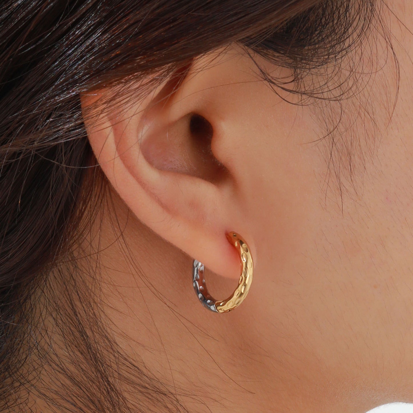 Jewelry Stainless Steel Geometric Rhombus Earrings Gold Ladies