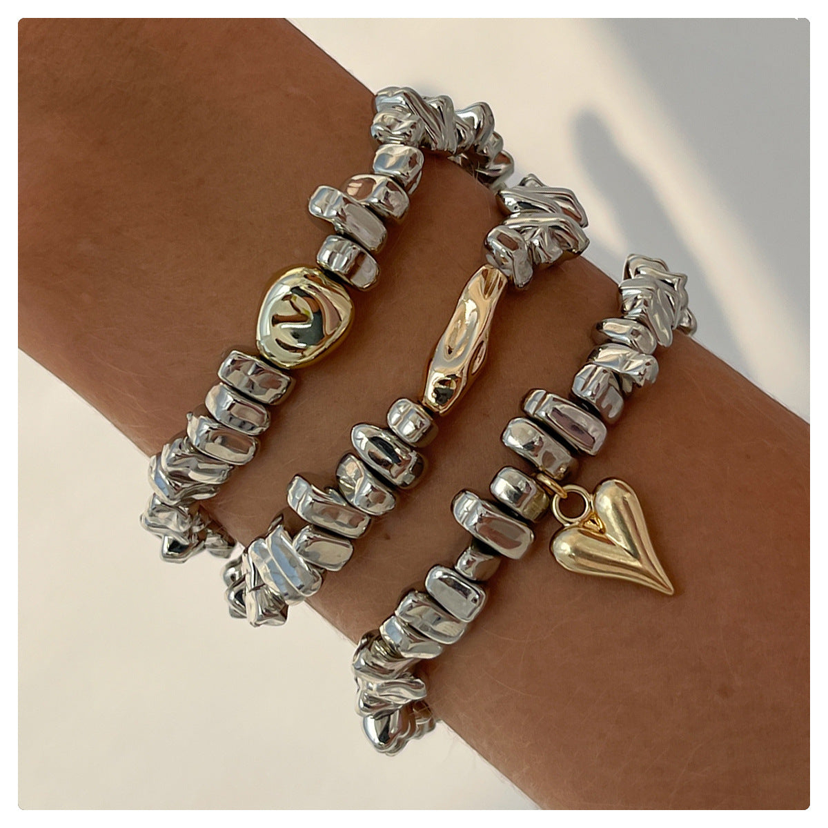 Planderful Vienna Verve Bracelet – Unique Irregular Beaded Design