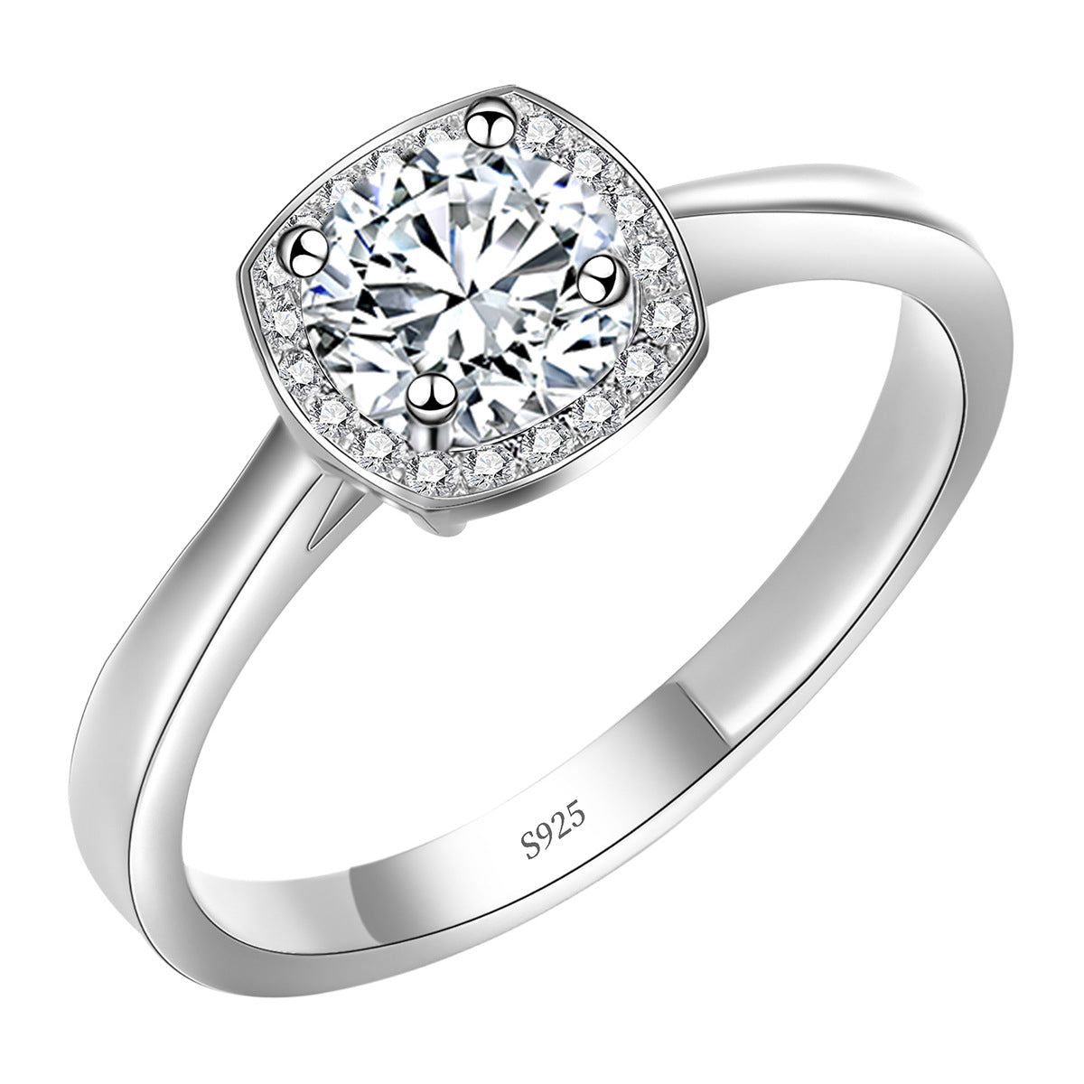 Sugar Cube S925 Sterling Silver Ring