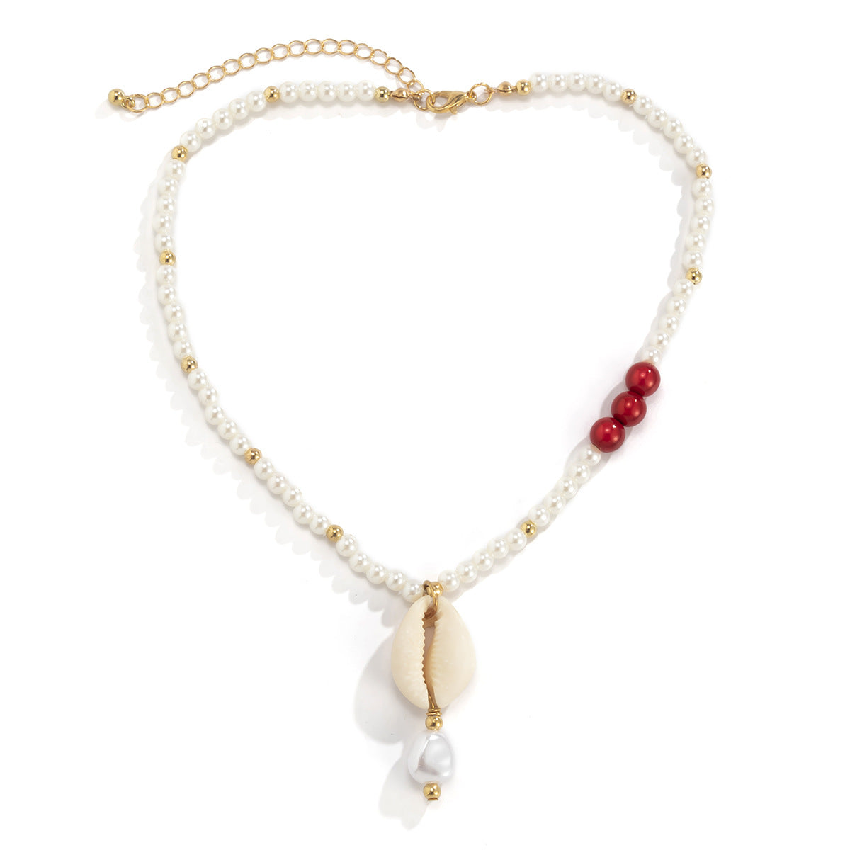 Beaded Shell Fringe Necklace Ethnic Boho Jewelry Statement Piece For Women By Planderful Vienna Verve