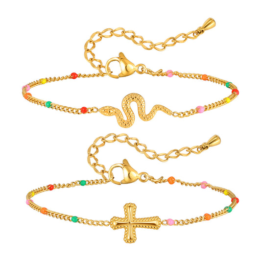 Snake Stainless Steel Bracelet