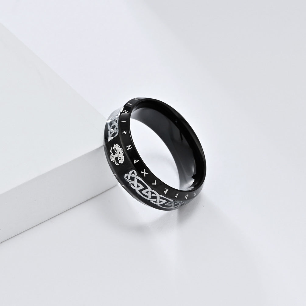 Steel Ring – Vintage Nordic Viking Everyday Wear