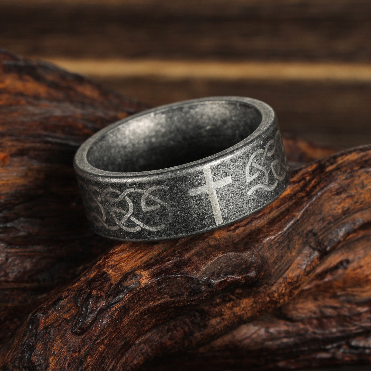 Planderful Everyday Genie Cross Ring Stainless Steel Jewelry For Men And Unisex Protection Statement