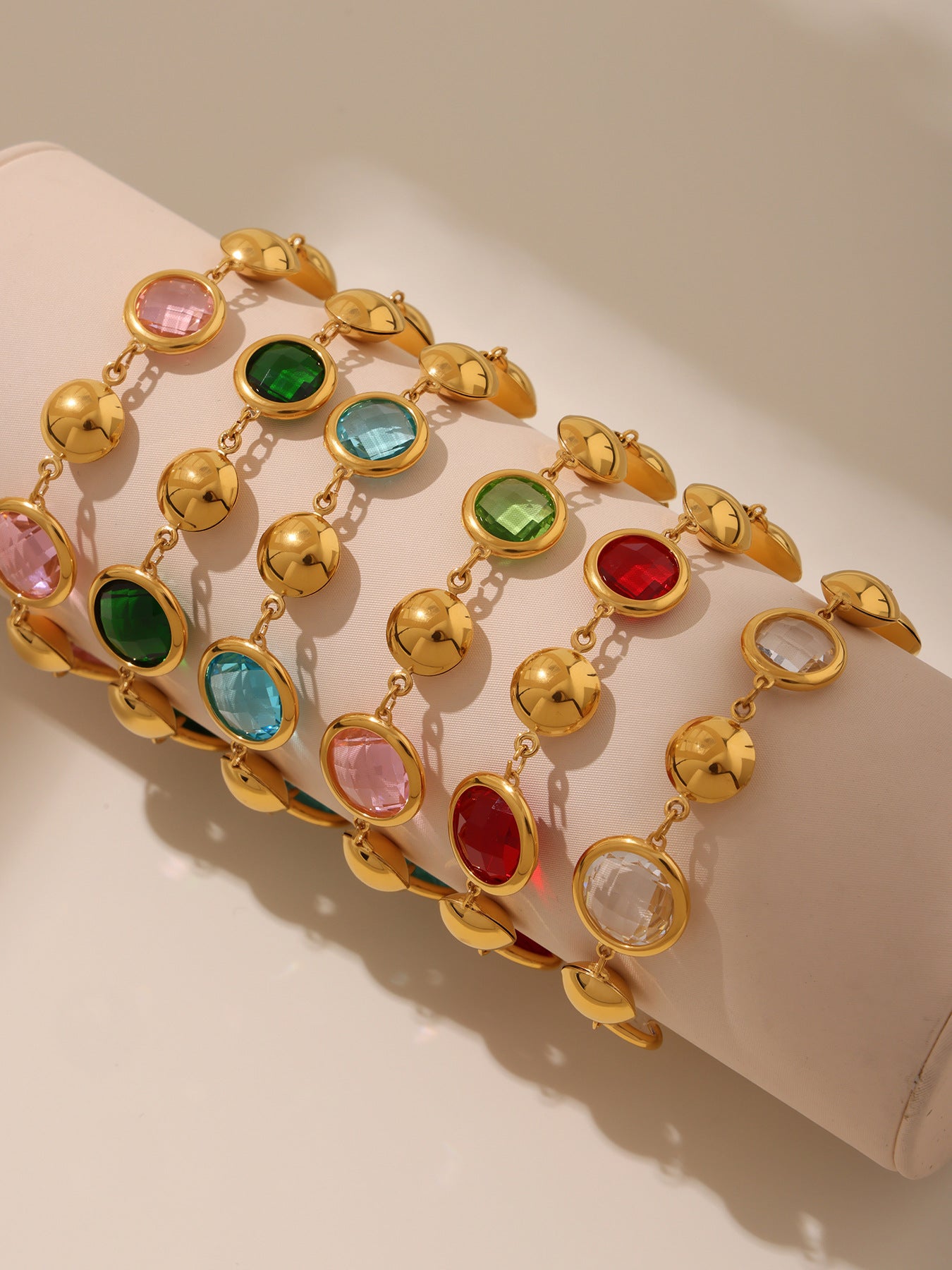 Planderful Everyday Genie Round Cut Glass Bracelet For Her