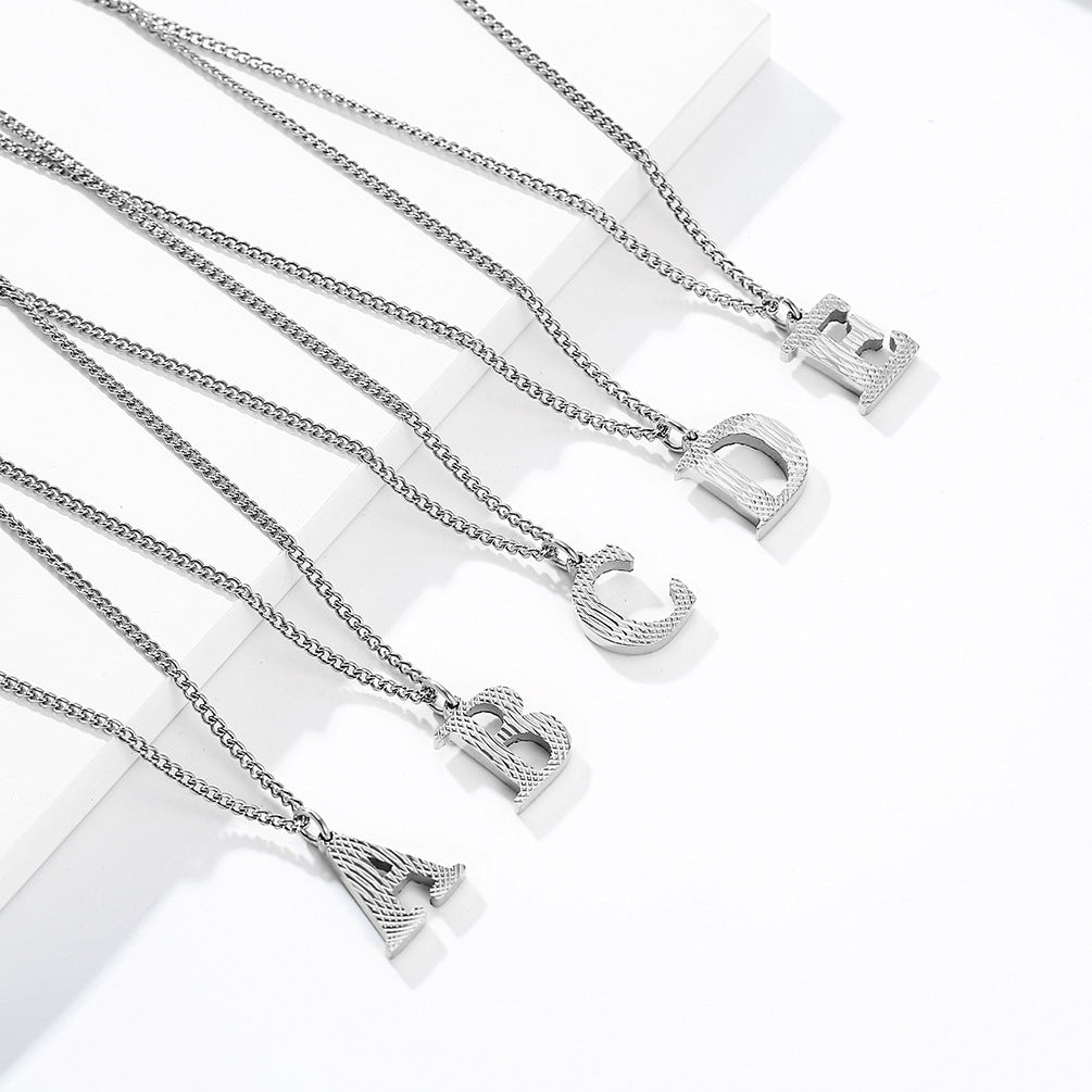 New European and American Light Luxury Titanium Steel Pendant Jewelry