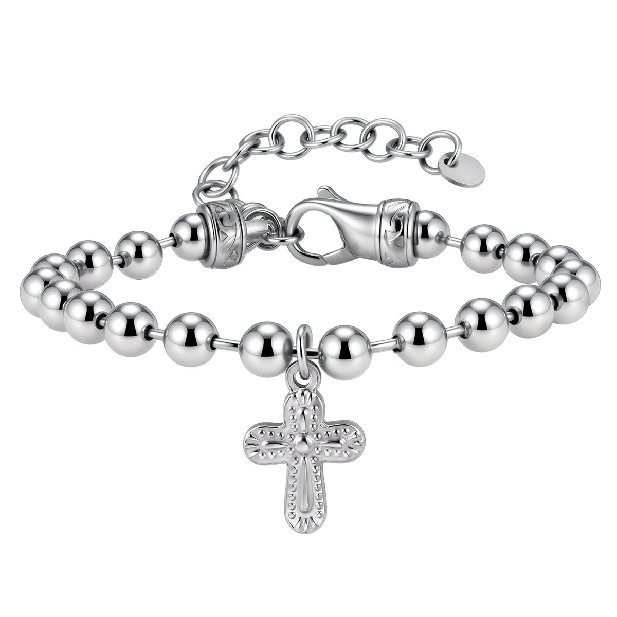 Cross Stainless Steel Bracelet