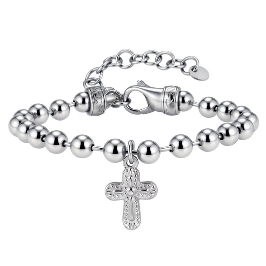 Cross Stainless Steel Bracelet