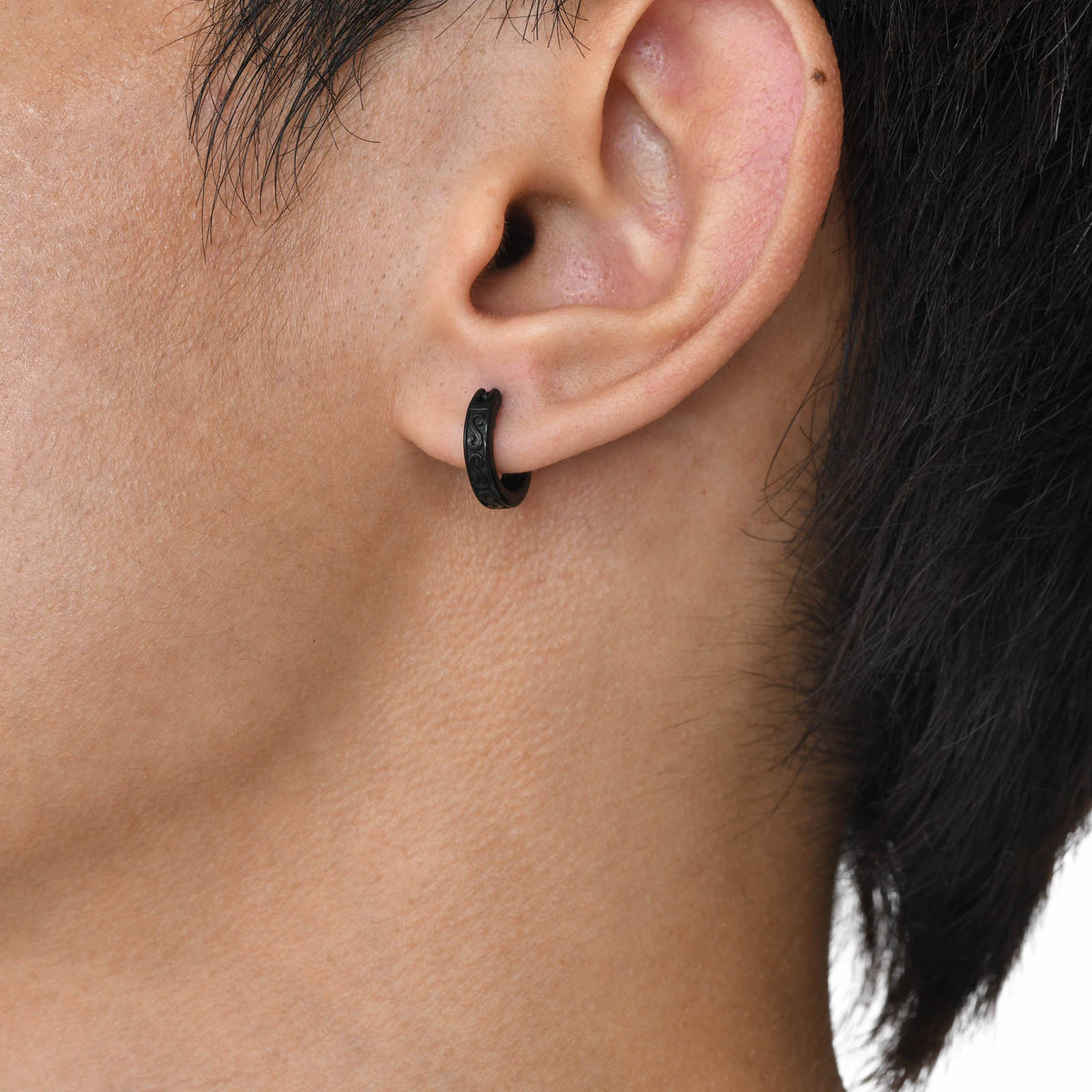 Single Earrings — Black or Silver