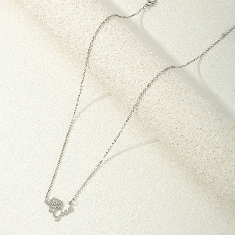 Digital Metal Pendant Necklace - Vienna Verve Collection