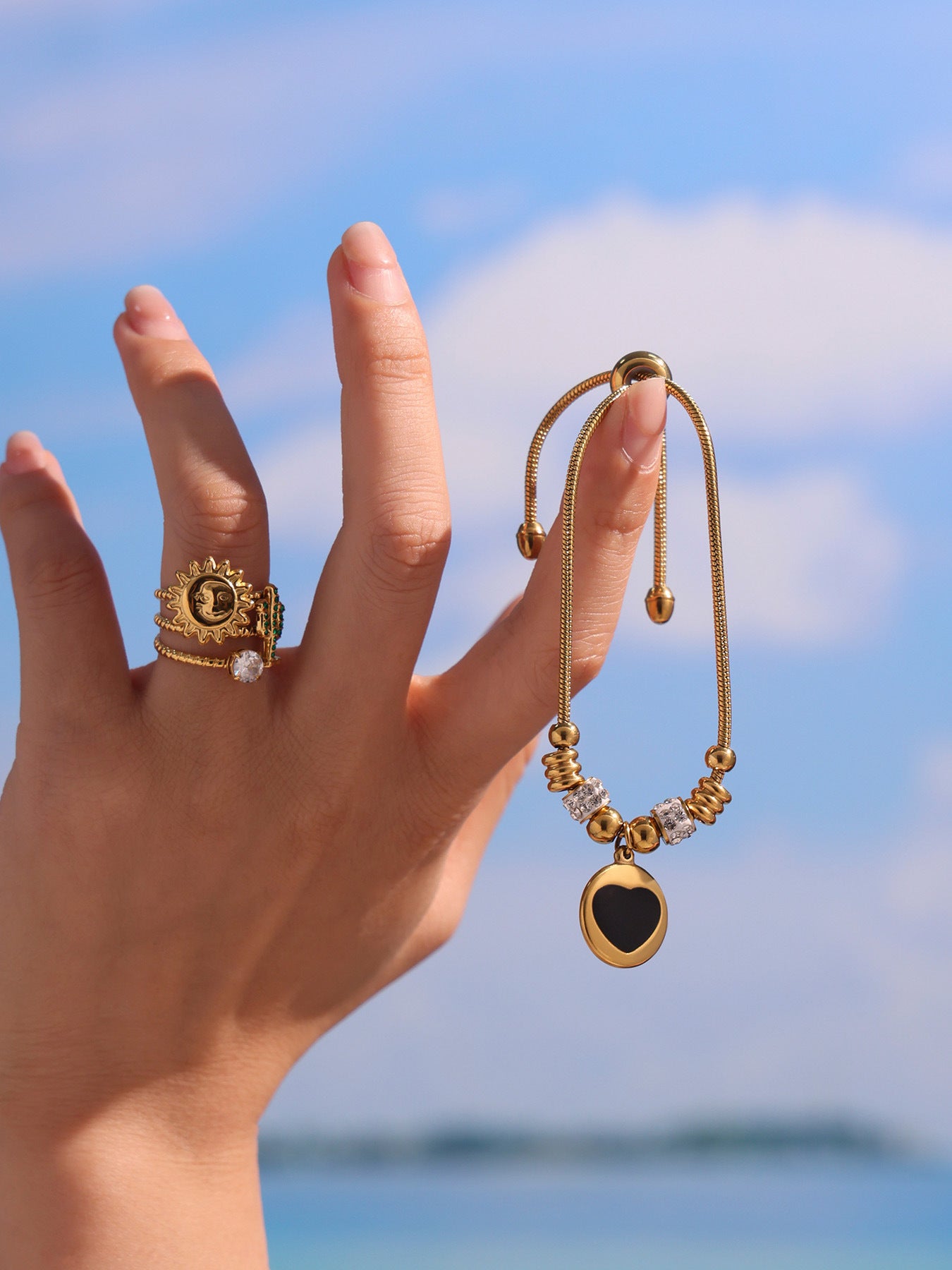 Planderful Everyday Genie Zircon Enamel Bracelet For Women