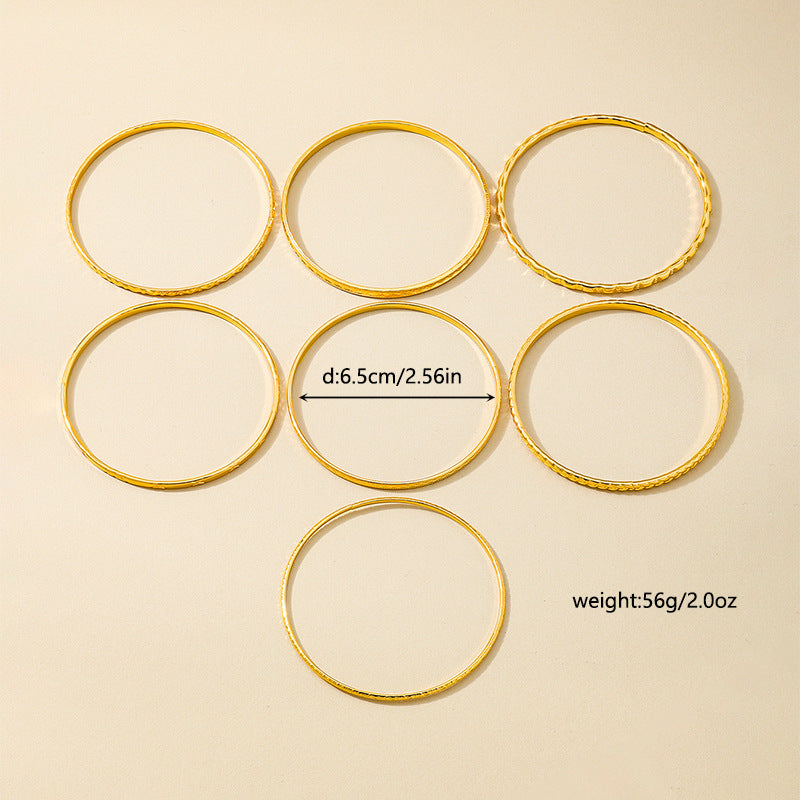 Planderful Vienna Verve Bracelet Set – Stylish Retro Minimalist Design