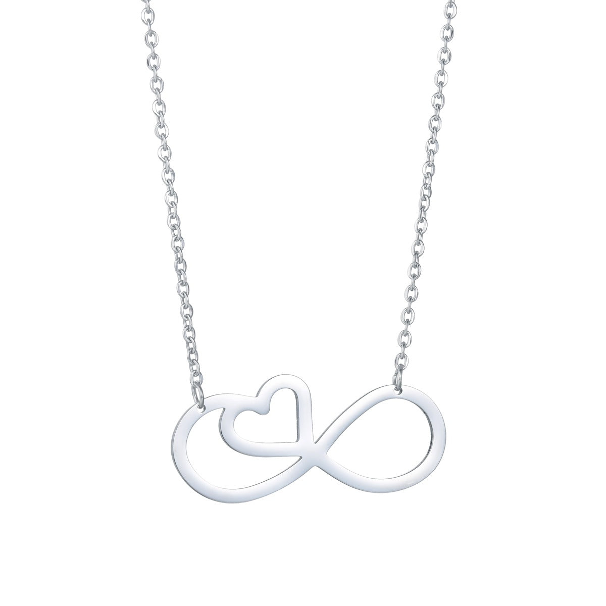 Elegant Geometric Chain Necklace with Bow Detail