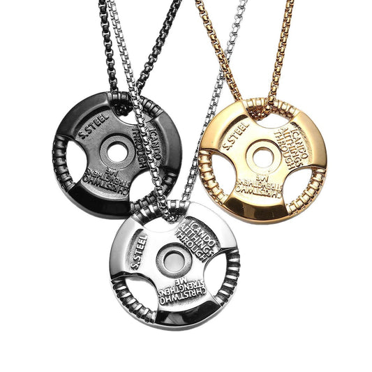 1. Planderful Titanium Steel Necklace Pendant For Men Everyday Genie Giftable Jewelry