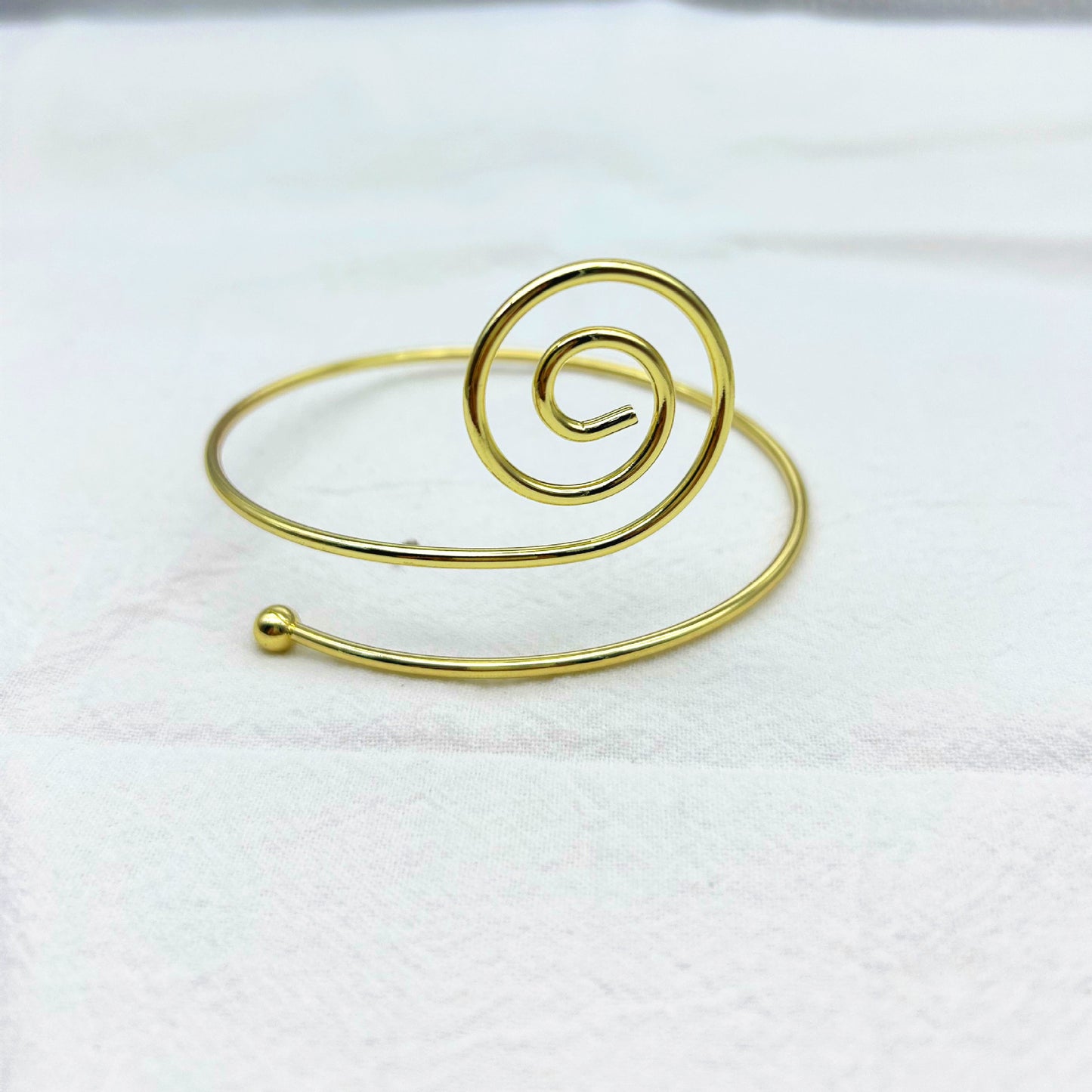 Planderful Savanna Rhythms Bracelet Set – Exaggerated Metal Design with Zircon Encrusted Detail