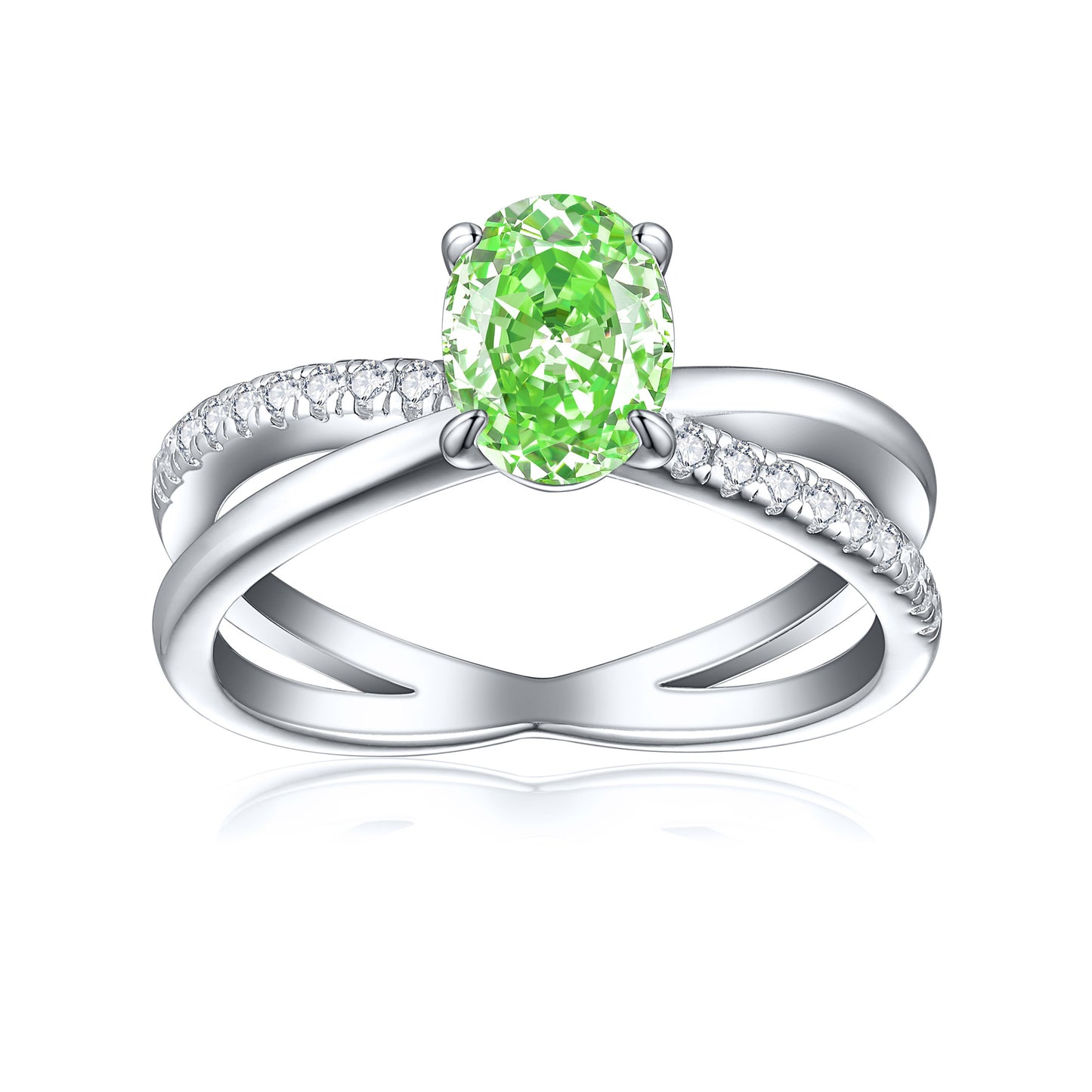 Premium 925 Sterling Silver 1.5ct Flame Ice Flower Cut Ring