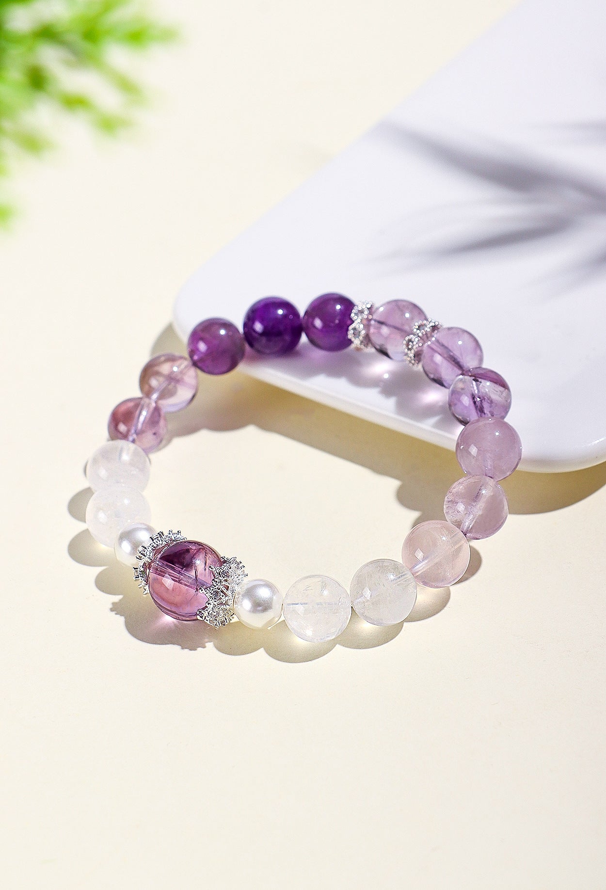 Planderful Fortune's Favor Amethyst Bracelet – Elegant Crystal Design