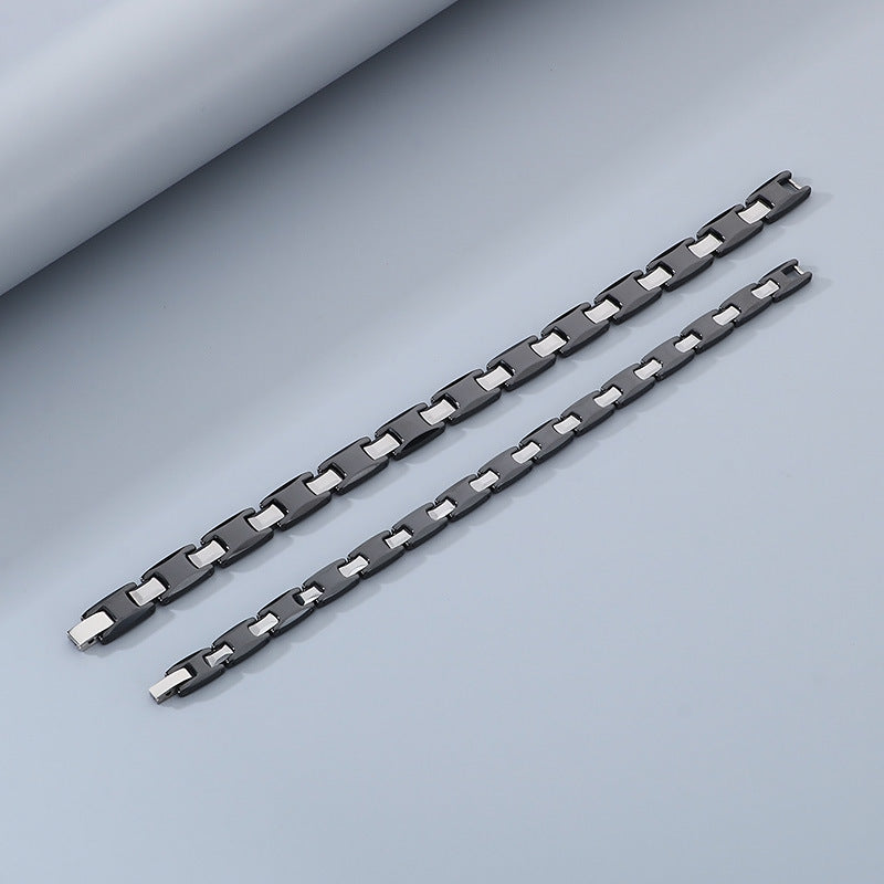 Planderful Magnetic Couple Bracelet Tungsten Steel Unisex