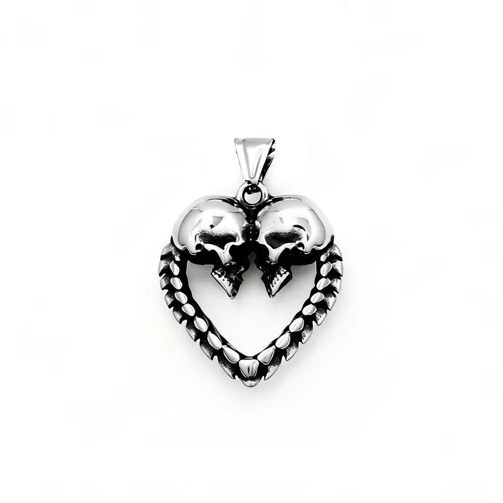 Vintage Skull Stainless Steel Men's Pendant Necklace