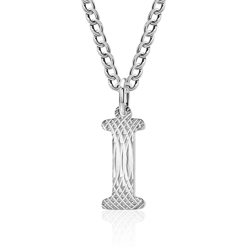Planderful Everyday Genie Gold Plated Letter Surname Pendant For Couples Unisex Premium Magazine Style Jewelry
