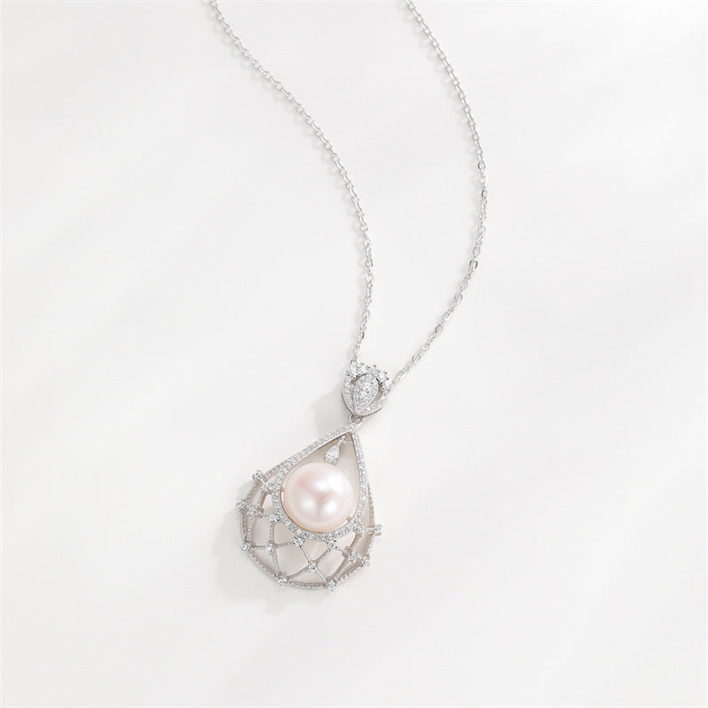 S925 Sterling Silver Freshwater Pearl Necklace