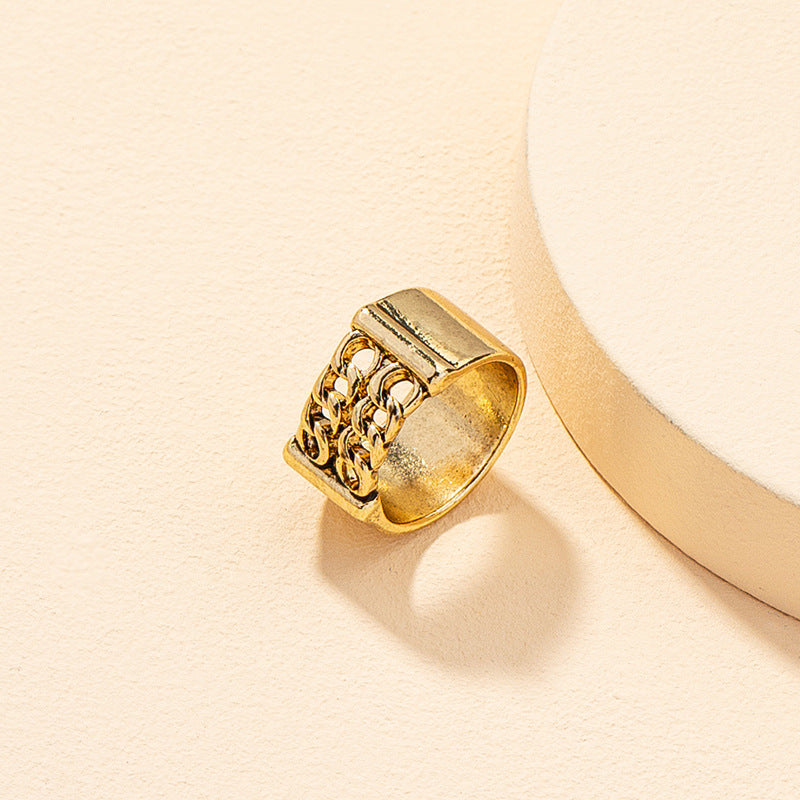 Retro Metal Ring - Vienna Verve Collection