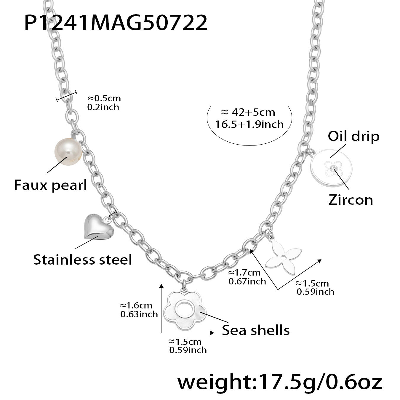 Planderful Everyday Genie Cross Collarbone Necklace Zircon