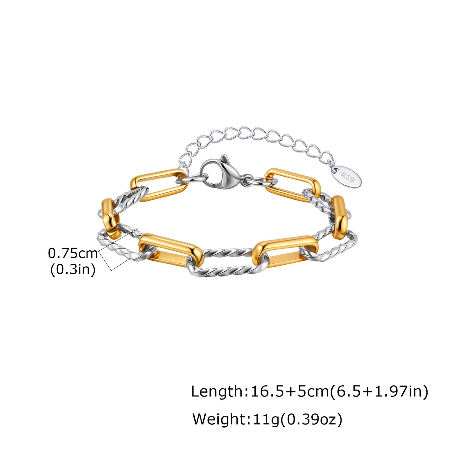 Stainless Steel Chain Bracelet Handmade For Men Planderful