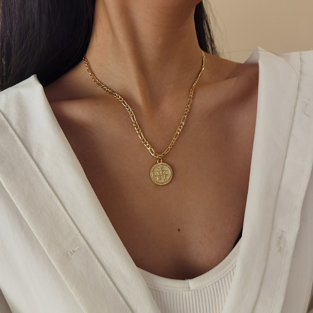Planderful Dragon Necklace For Women Vienna Verve Multi Layer Geometric Pendant With Zircon Statement