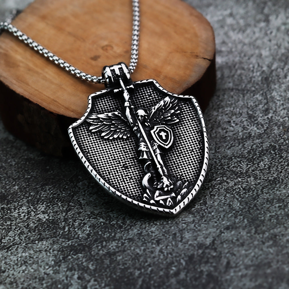 Cross-Border Nordic Viking Pendant for Men in Steel
