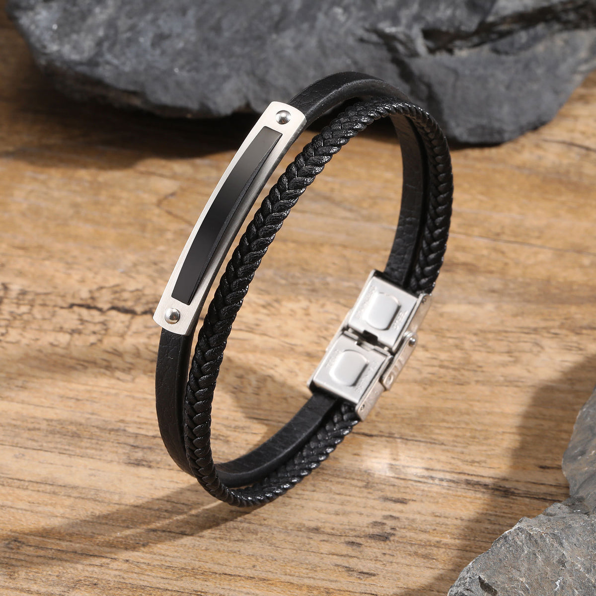Black Stainless Steel Bracelet