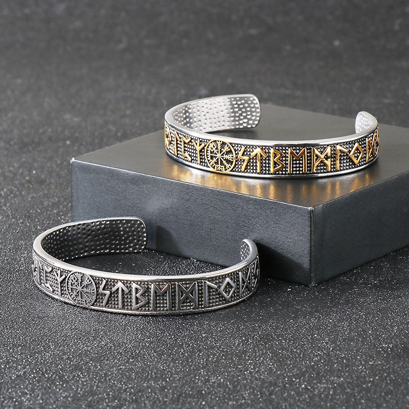 Planderful Personalized Viking Compass Bracelet For Men