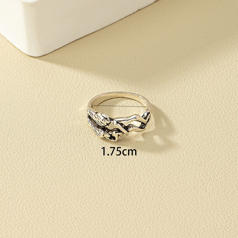 Vintage European American Retro Style Ring - Elegant Wholesale Design
