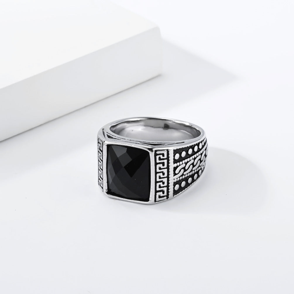 Vintage Best-Selling Stainless Steel Men's Ring