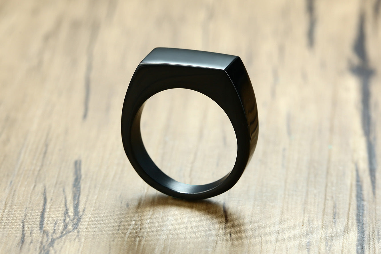 New Product Launch Stainless Steel Simple Casting Ring